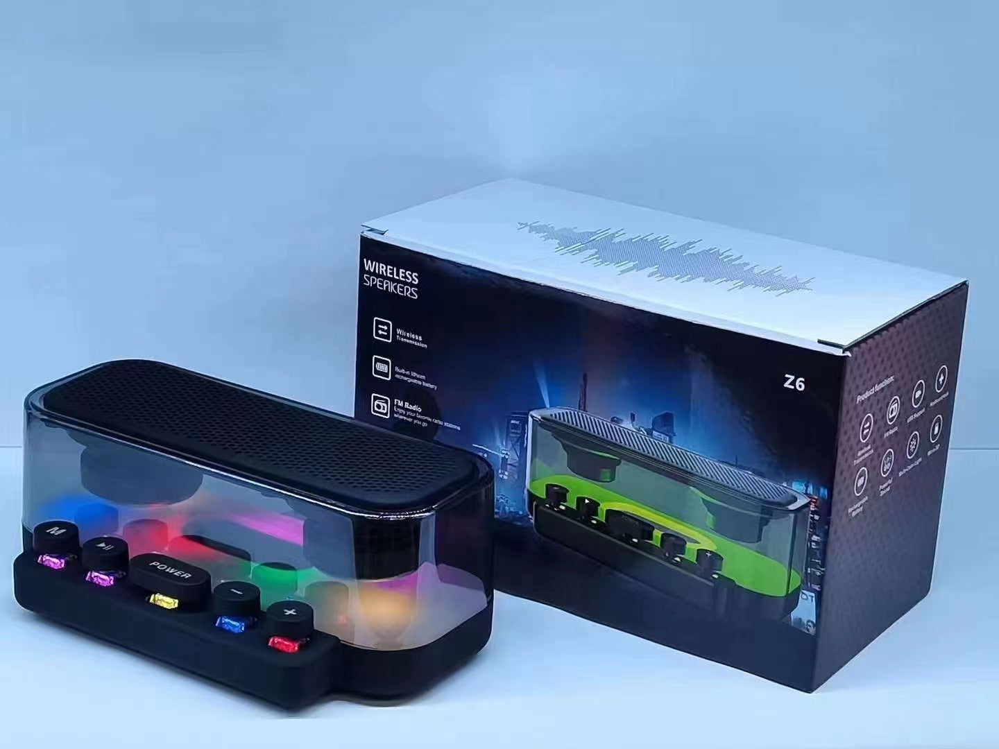 創意小物館 炫彩機械按鍵音箱