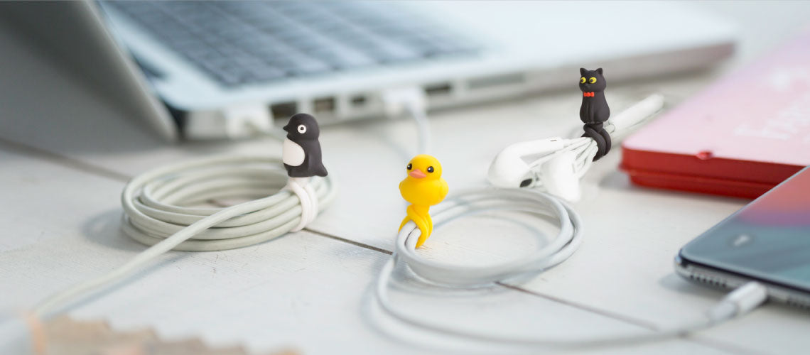 Bone蹦克 造型公仔Q束繩 收線器 捲線器 - Bone經典角色