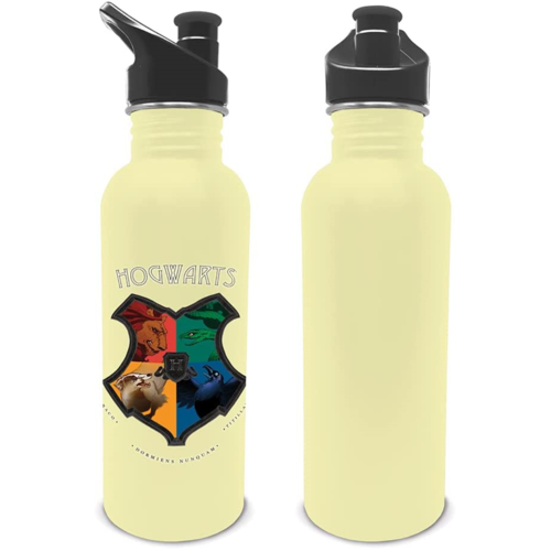 Pyramid International【哈利波特】霍格華茲學院 不鏽鋼運動水瓶(吸嘴瓶)