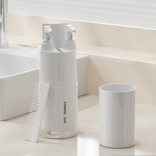 創意小物館 小清新五件套旅行洗漱杯套裝