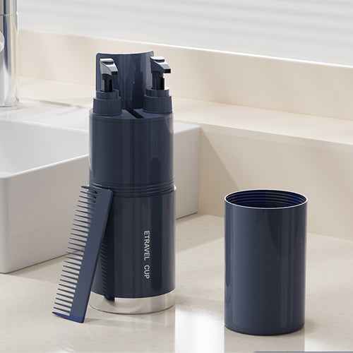 創意小物館 小清新五件套旅行洗漱杯套裝