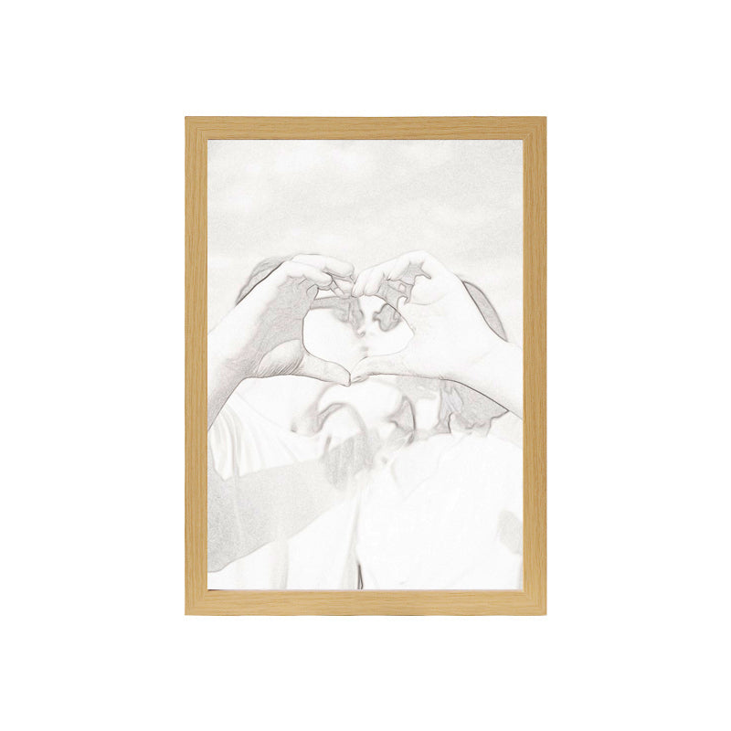 創意小物館 【照片客製】A4三色燈光裝飾畫