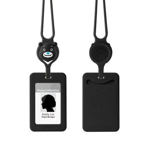 Bone蹦克 頸掛開窗識別證套