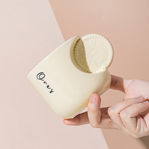 家居生活雜貨舖 奶油色甜品馬克杯