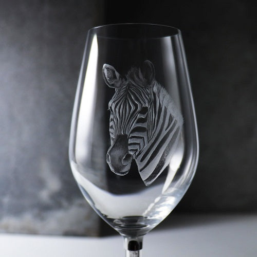 【手工雕刻】MSA 斑馬卡薩水晶滿鑽杯350cc (單個杯)