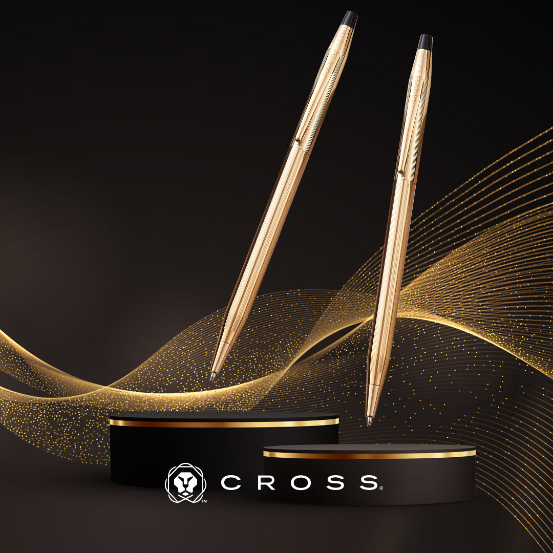 【可雷雕】美國 CROSS 經典世紀Classic Century 23K鍍金原子筆
