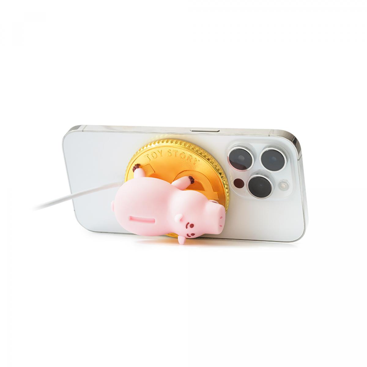 InfoThink 迪士尼火腿豬系列磁吸充電座 magsafe