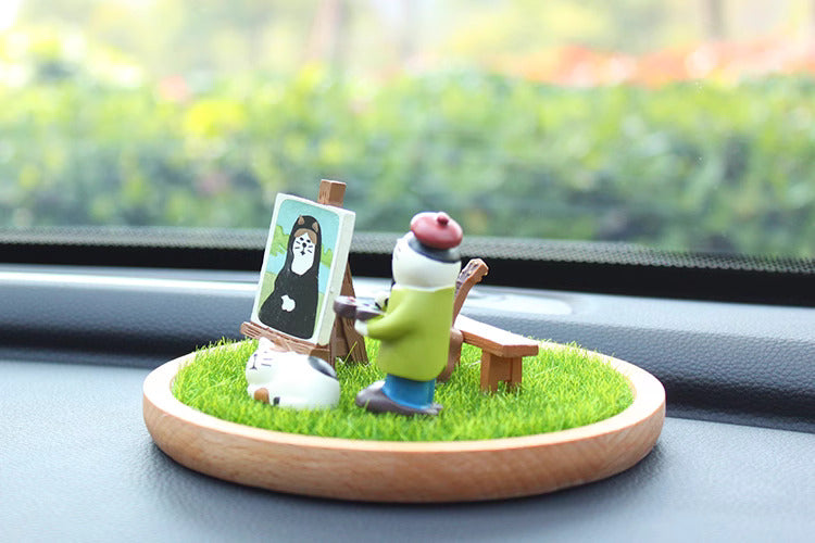 創意小物館 畫家貓圓盤套組