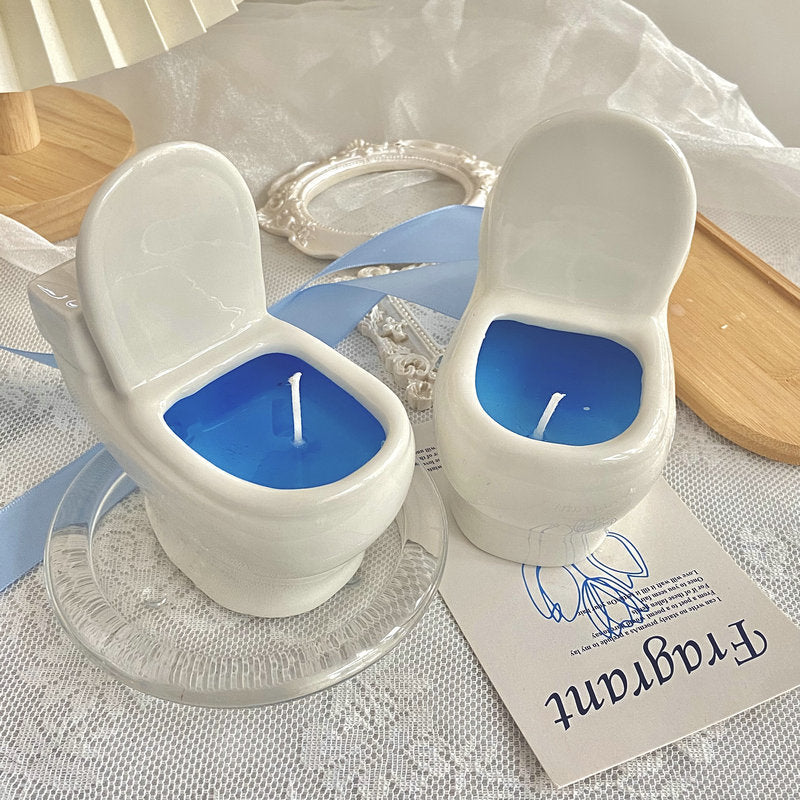 家居生活雜貨舖 迷你馬桶香氛蠟燭