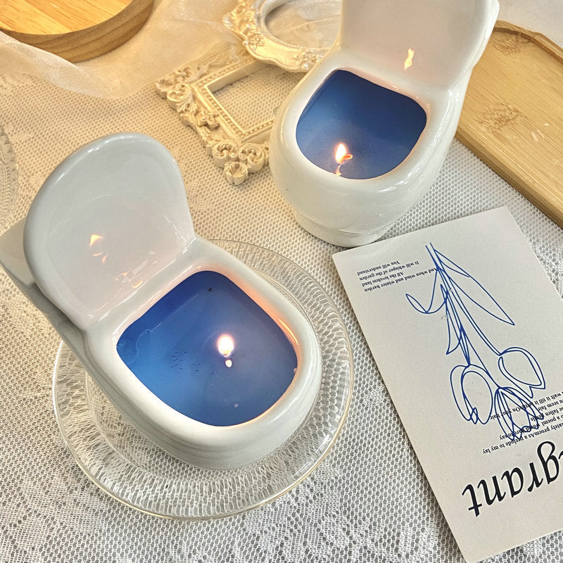 家居生活雜貨舖 迷你馬桶香氛蠟燭