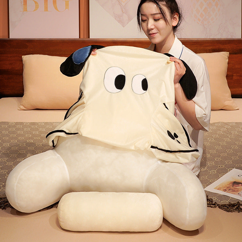 創意小物館 汗顏大眼娃娃靠枕