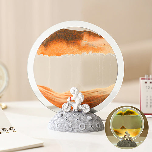 創意小物館 太空人流沙畫氛圍燈