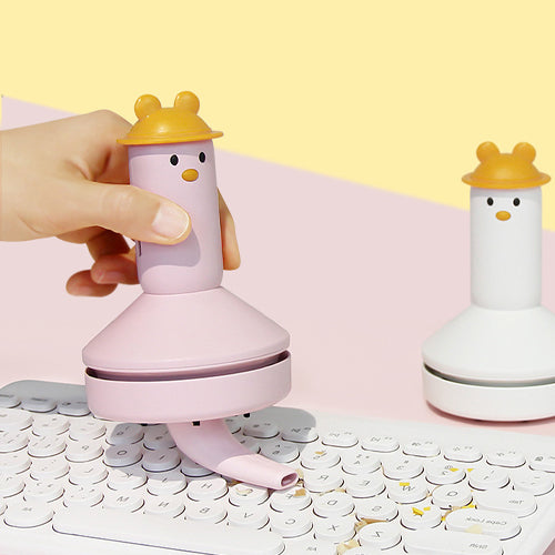 創意小物館 小乖鴨桌面吸塵器