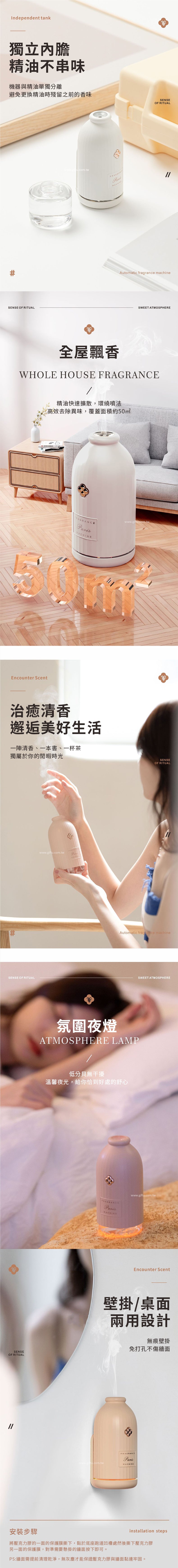 家居生活雜貨舖 自動噴霧夜燈香氛機