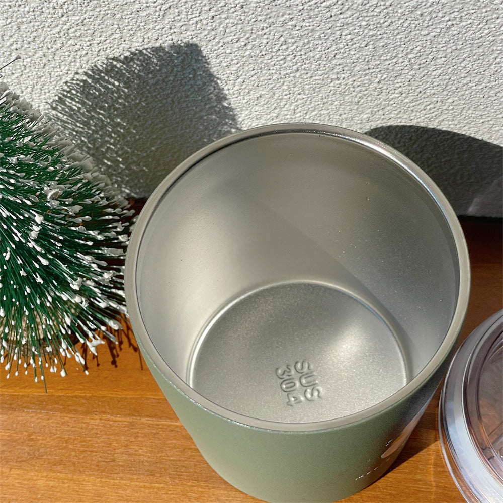 ♥家居生活雜貨舖 聖誕不鏽鋼保溫咖啡杯 240ml