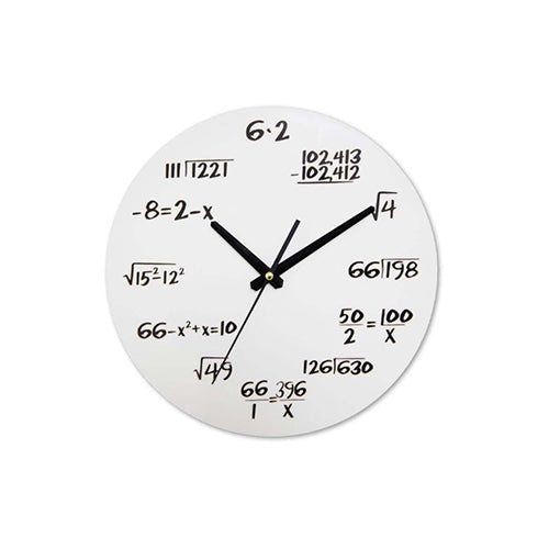 創意小物館 數學公式MDF密集板掛鐘