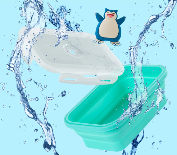 Bone 寶可夢系列矽膠摺疊保鮮盒-800ml