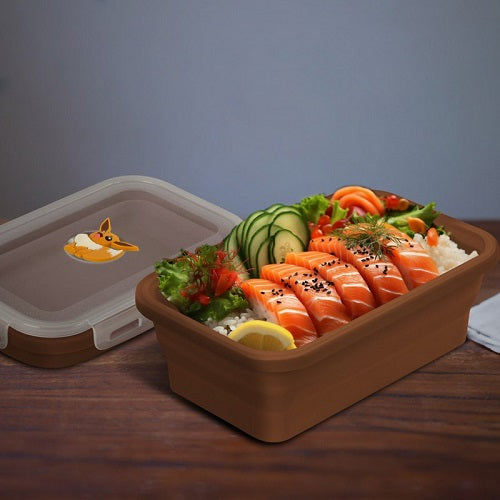 Bone 寶可夢系列矽膠摺疊保鮮盒-800ml