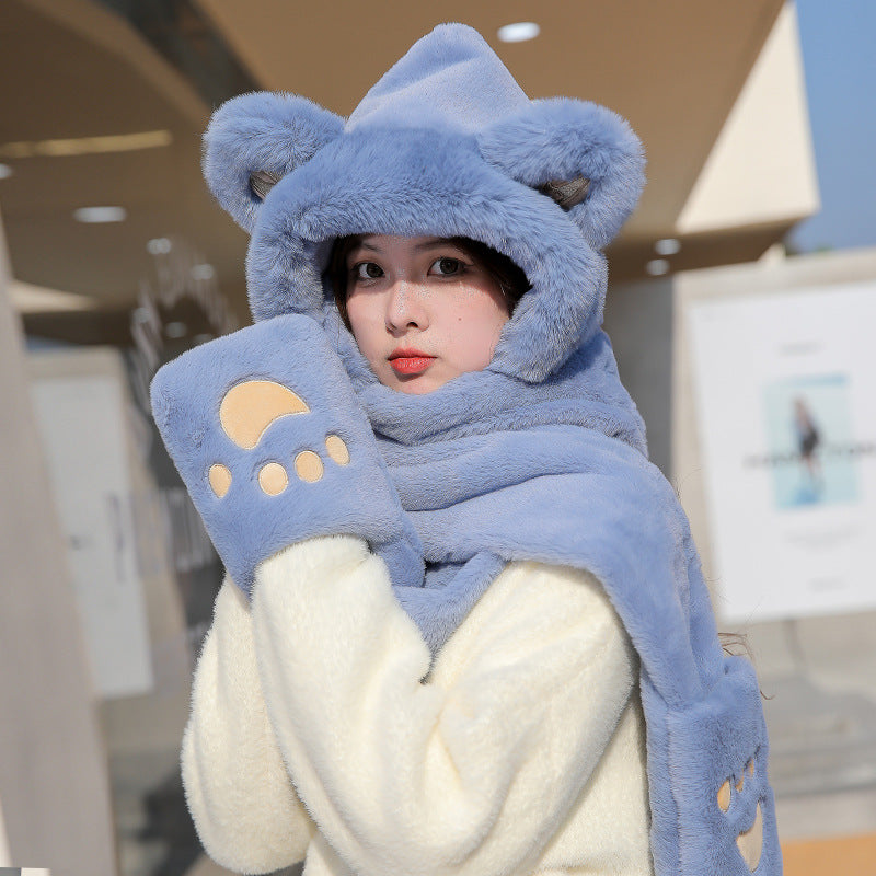 創意小物館 小熊暖暖一體帽