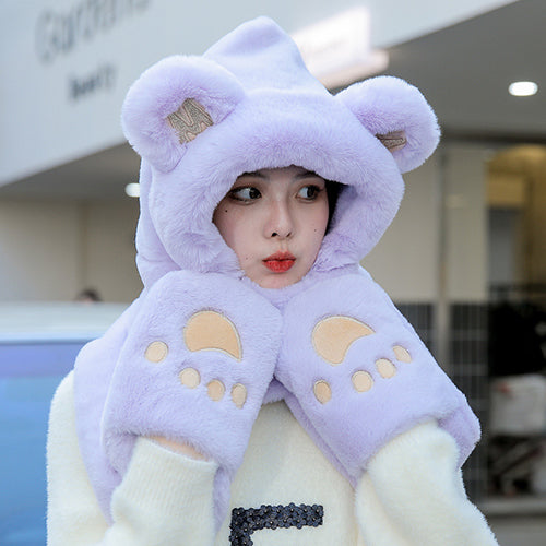 創意小物館 小熊暖暖一體帽