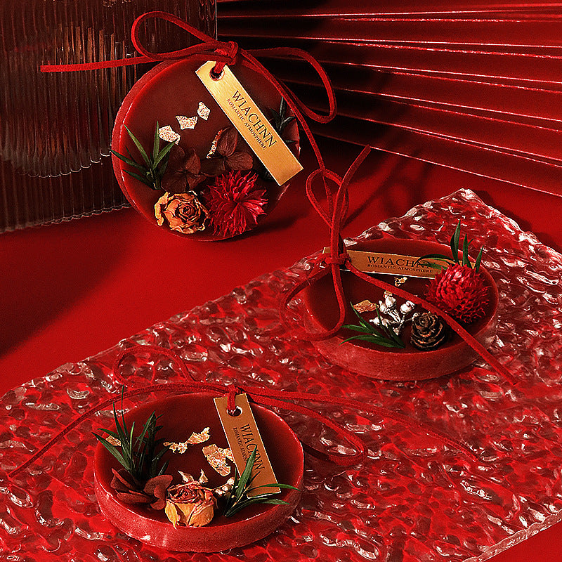 家居生活雜貨舖 無火香薰蠟片鴻運禮盒組