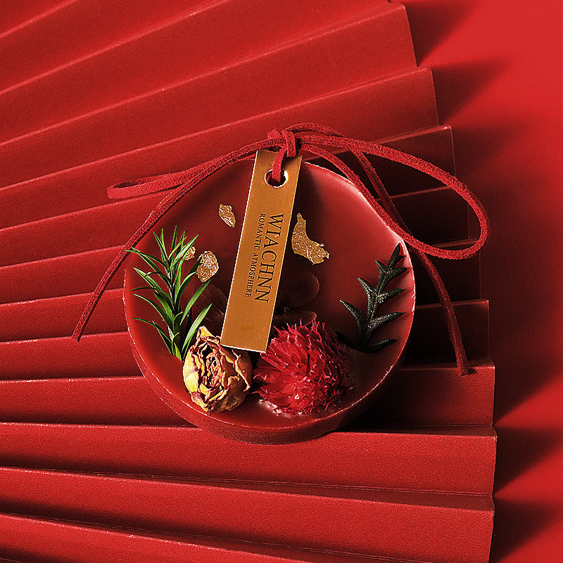 家居生活雜貨舖 無火香薰蠟片鴻運禮盒組