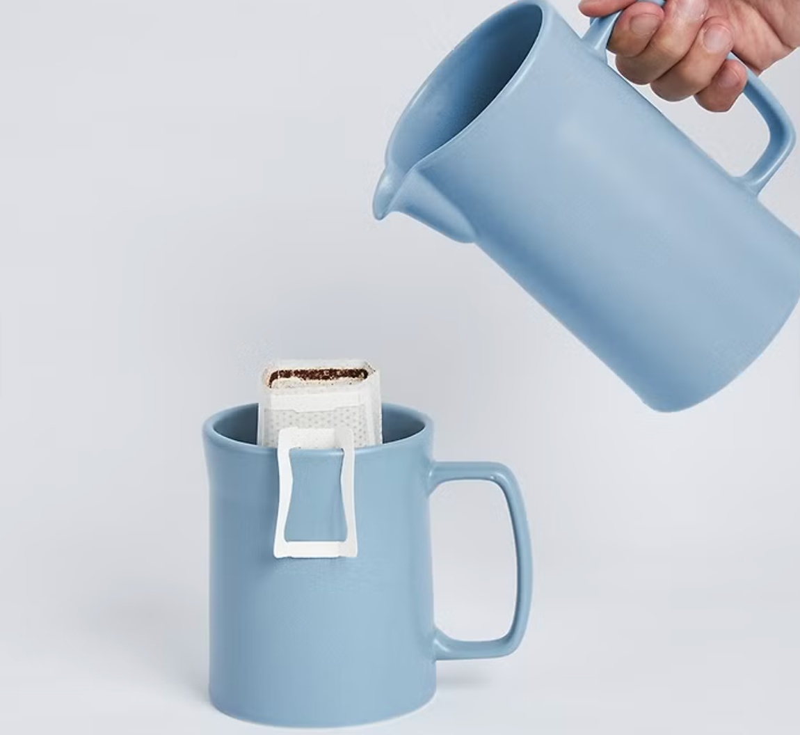 集瓷 cocera 咖啡事-Intuit直覺咖啡壺 1入組(藍)