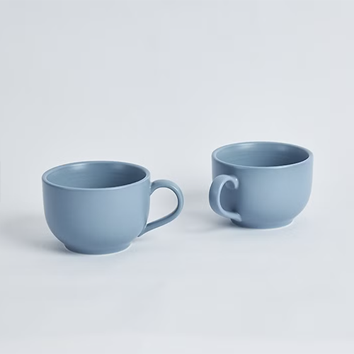 集瓷 cocera 咖啡事-Iife生活拉花杯(大) 2入組(藍)