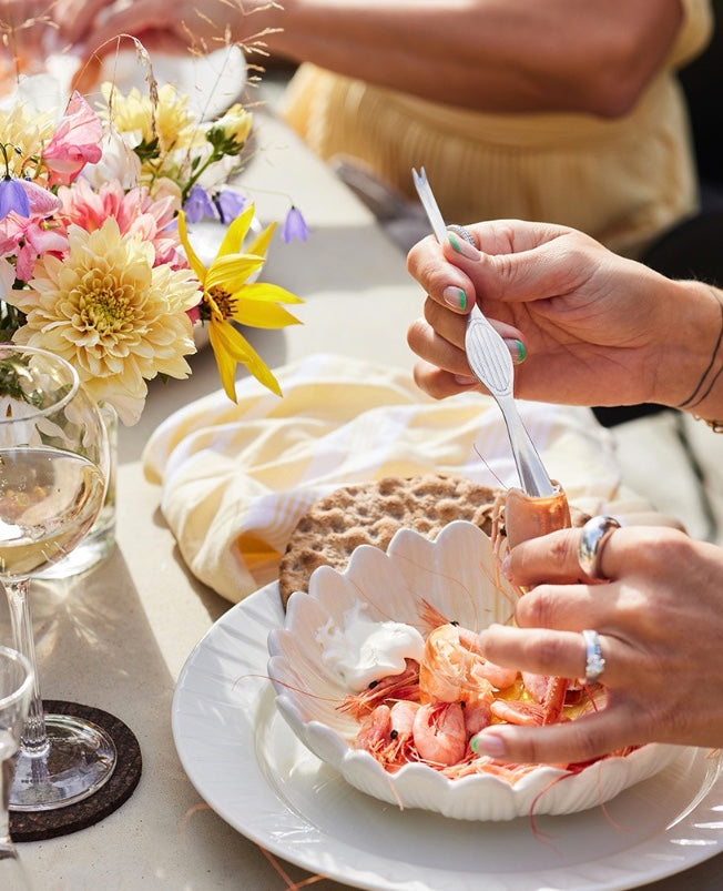 瑞典 sagaform Dagny 花朵深盤-二色