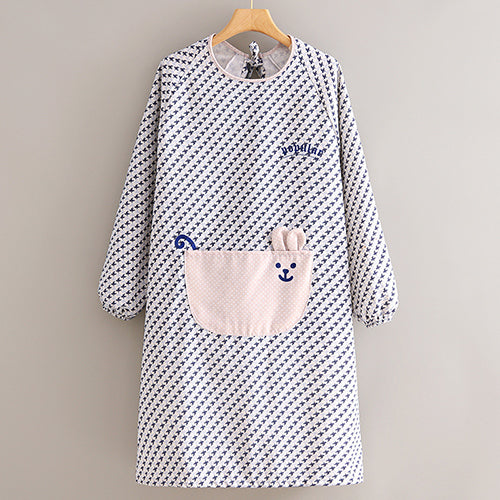 家居生活雜貨舖 韓風帆布兔子圍裙