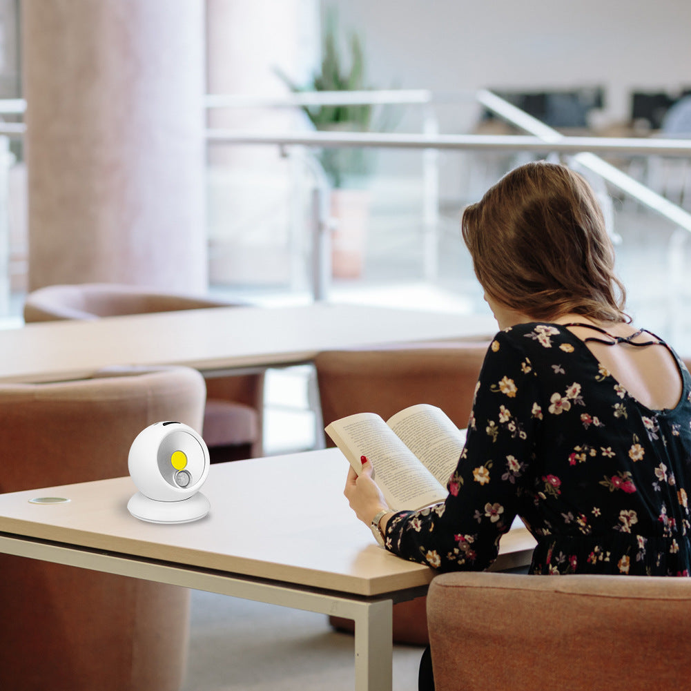 創意小物館 360°旋轉人體感應燈