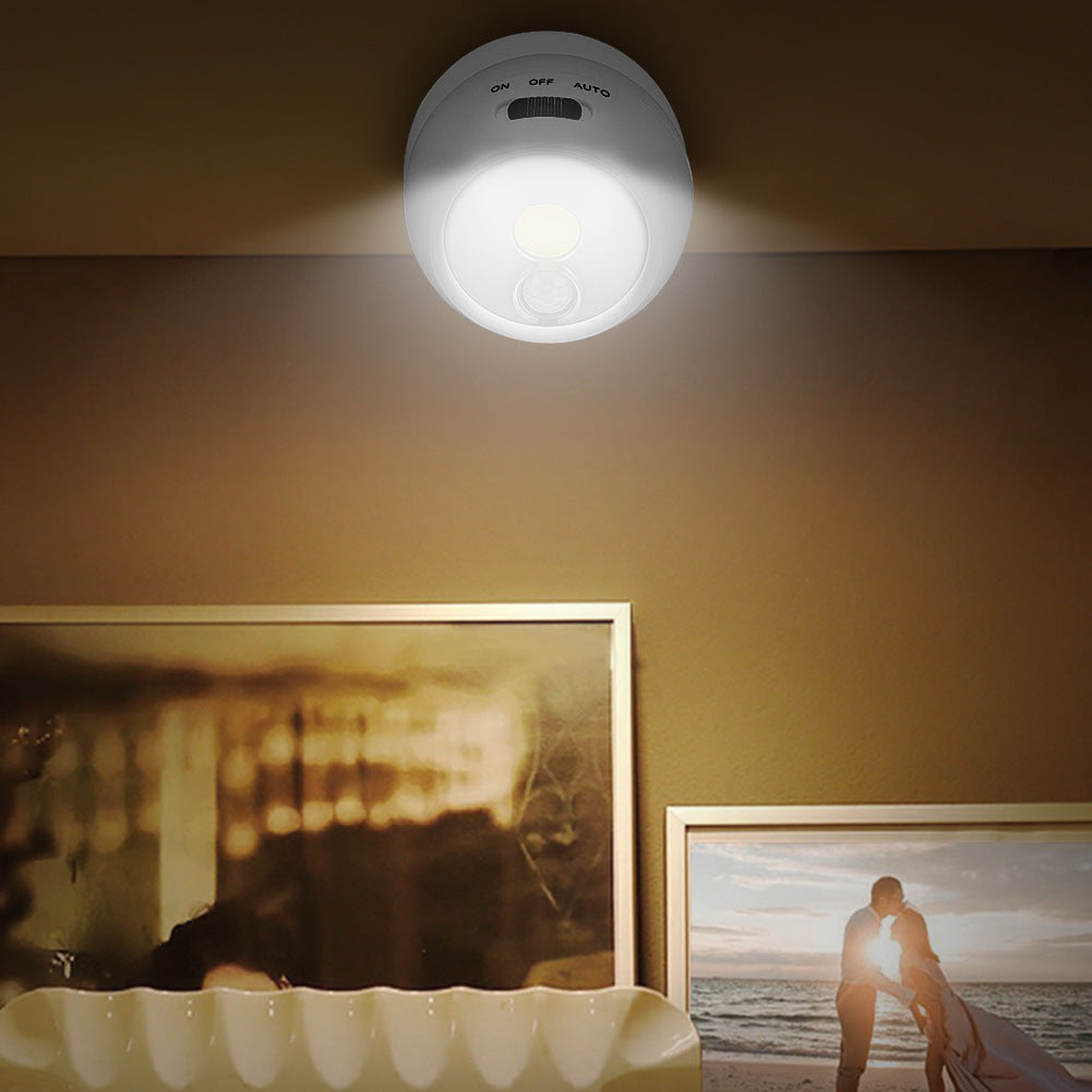 創意小物館 360°旋轉人體感應燈