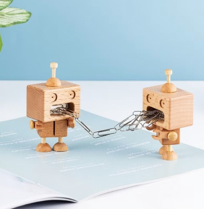 木匠兄妹 機器人迴紋針座