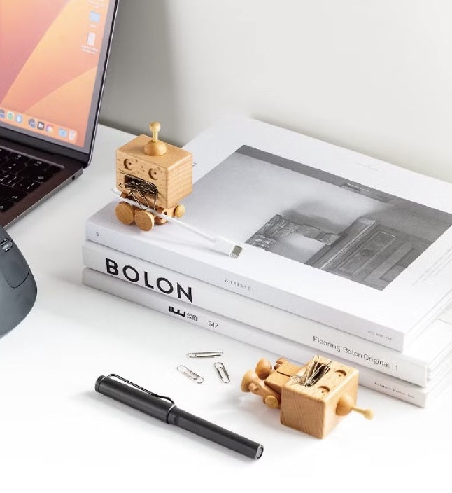 木匠兄妹 機器人迴紋針座