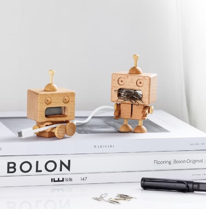 木匠兄妹 機器人迴紋針座
