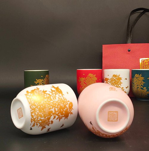 ViREO 常玉 燦若繁華華貴雙杯