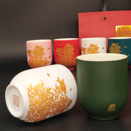 ViREO 常玉 燦若繁華華貴雙杯