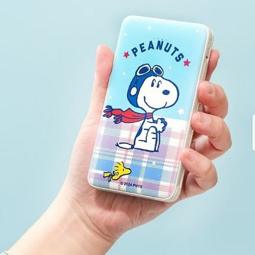 InfoThink 史努比自帶雙線PD快充行動電源10000mAh(台灣製)