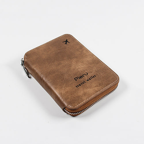 創意小物館 旅行護照拉鍊收納包