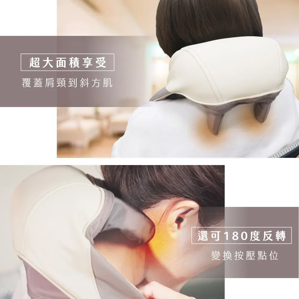 【KINYO】免手持肩頸揉捏按摩器 IAM-2706