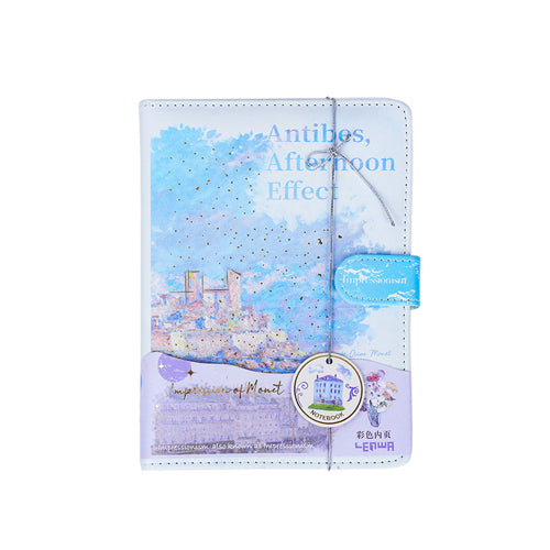 創意小物館 油畫印象磁扣彩頁記事本