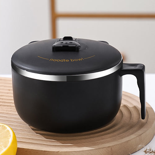 家居生活雜貨舖 可瀝水不鏽鋼泡麵碗