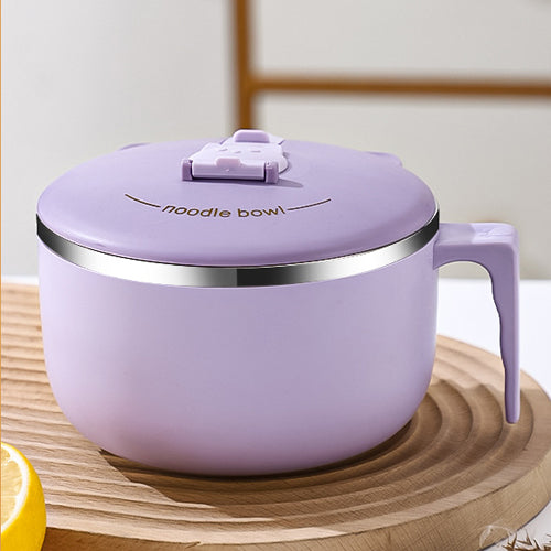 家居生活雜貨舖 可瀝水不鏽鋼泡麵碗