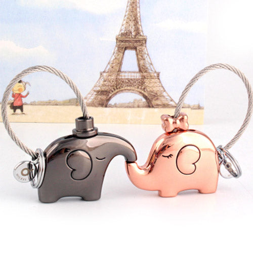 情人小象象鑰匙圈