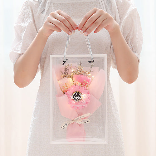 創意小物館 浪漫仿真花束燈串禮盒