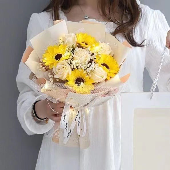 創意小物館 滿天星手提創意花束