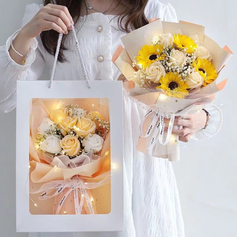 創意小物館 滿天星手提創意花束