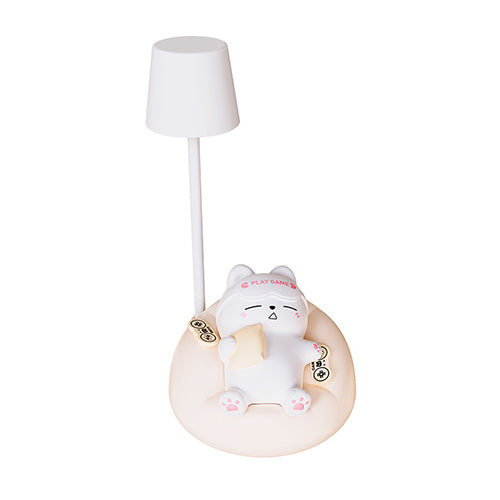 家居生活雜貨舖 USB小睡貓拍拍檯燈