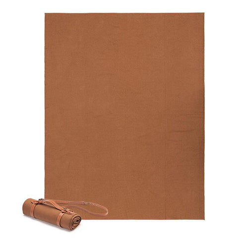 創意小物館 皮革綁帶野餐墊