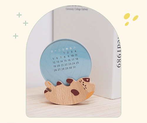 遊木時光 woodtime【過好日萬年曆-睡覺樹懶】無時效年曆 / 辦公小物